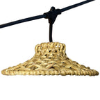 Moorea - E27 String Light - Rattan - Beige