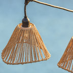 Raffy String - Guirlande Filaire E27 - Rotin - Beige