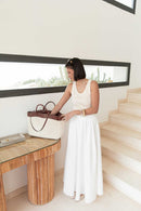 GWEN White - Flared Skirt