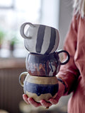 Solange - Set of 12 Mugs - Natural - Stoneware