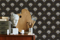 Rollo de Papel Pintado Han'I - Negro Dorado