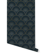 Rollo de Papel Pintado Han'I - Cobalt Doré