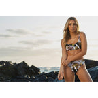 Rhythm - Colombo Crop Top Bandeau Bikini Top - Black - Women