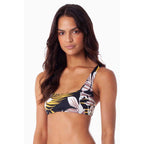 Rhythm - Colombo Crop Top Bandeau Bikini Top - Black - Women