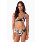 Rhythm - Colombo Crop Top Bandeau Bikini Top - Black - Women