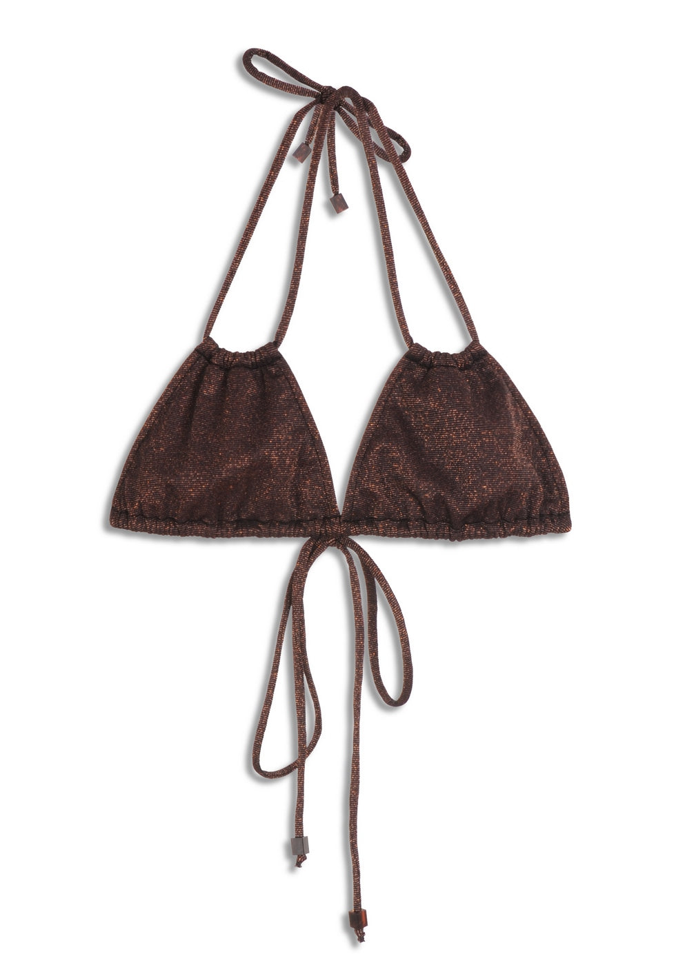 Top de bikini de triángulo Hartley - Lúrex