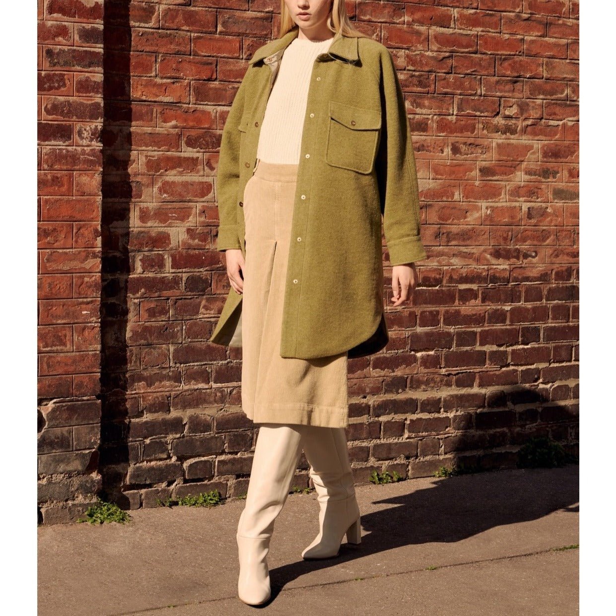 Manah Coat - Military Olive - Women