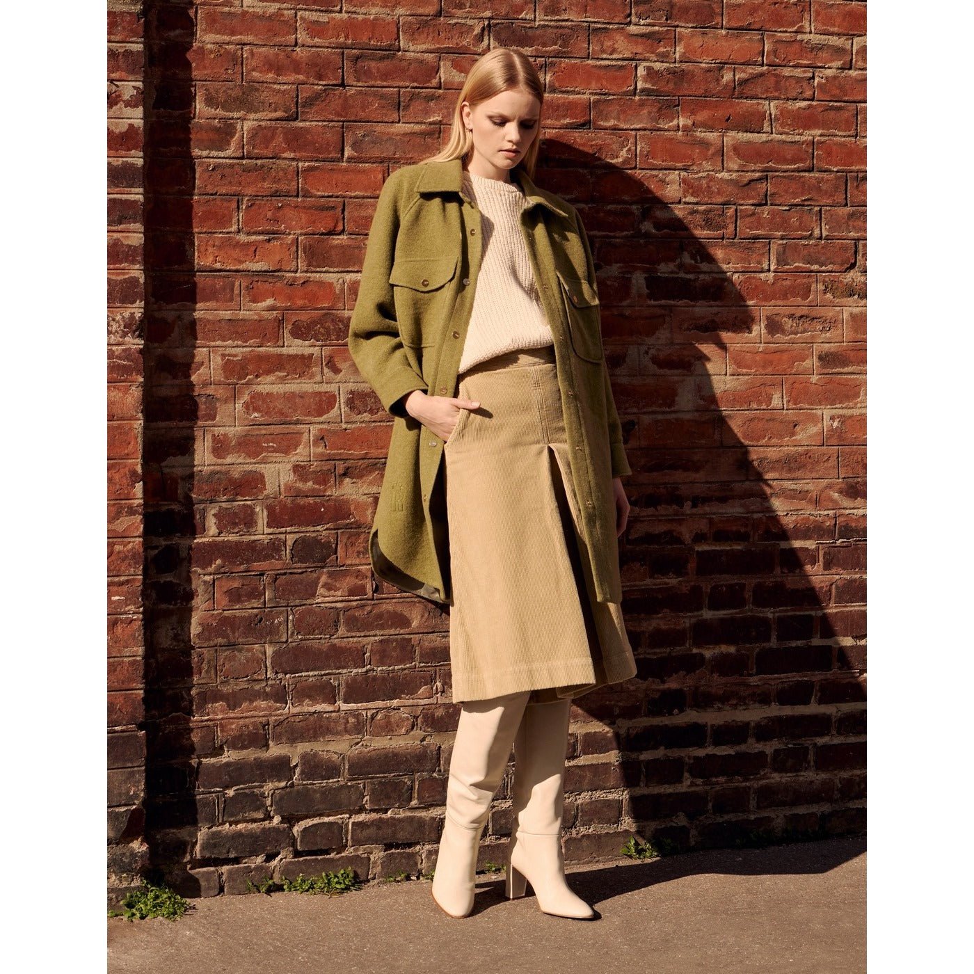 Manah Coat - Military Olive - Women