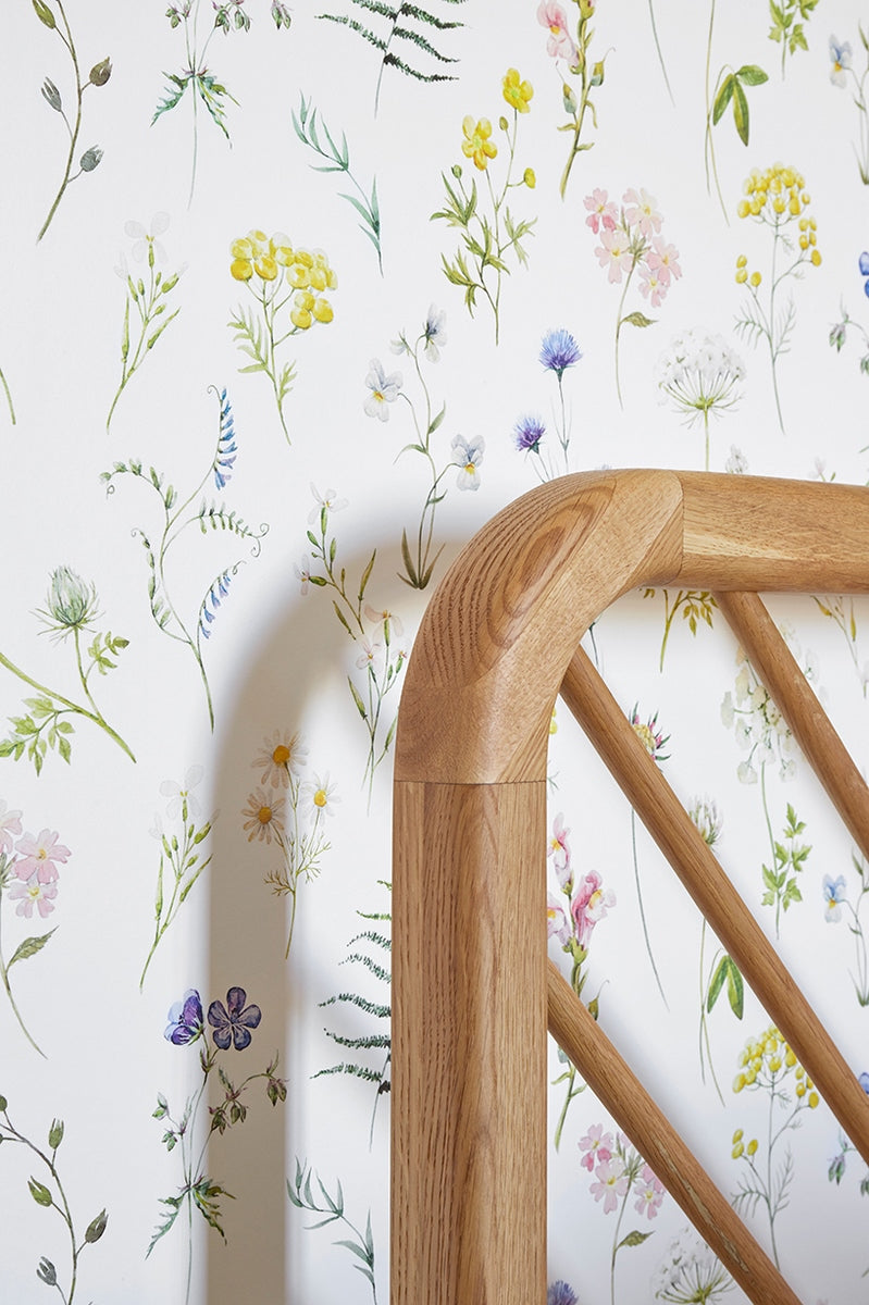 Rollo Papel Pintado Herbier - Blanc