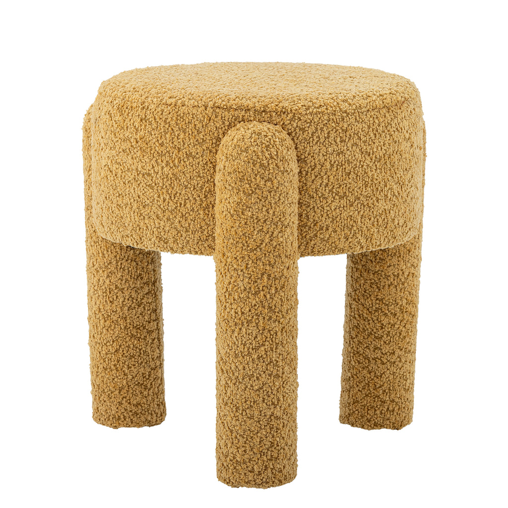 Bruno - Tabouret - Jaune - Polyester