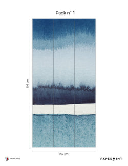 Murale Horizon Mer - Blue Jean