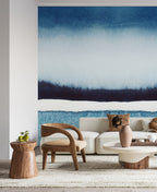 Mural Horizon Mer - Blue Jean