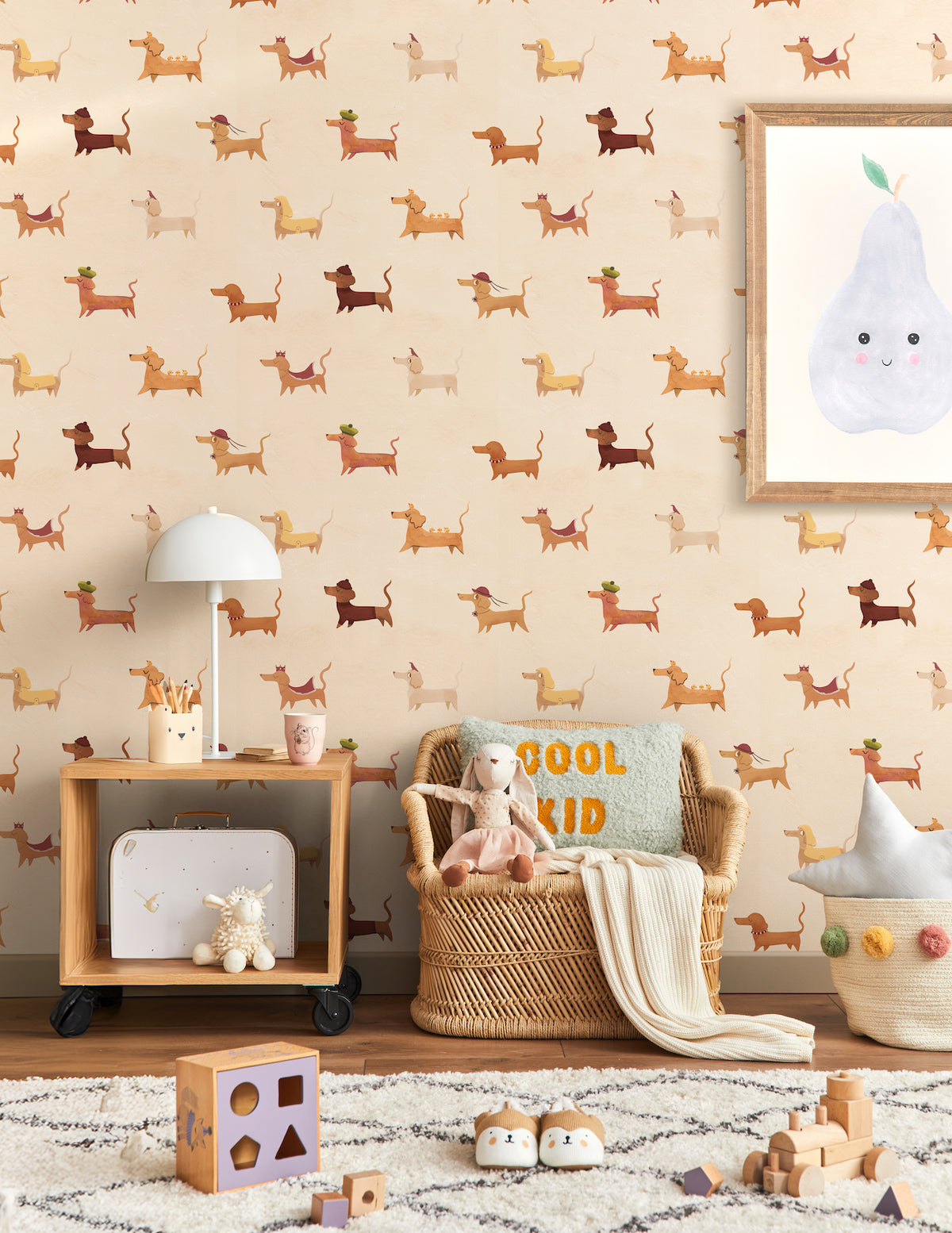 Fototapeta Hot - Dog - Caramel Fond Creme