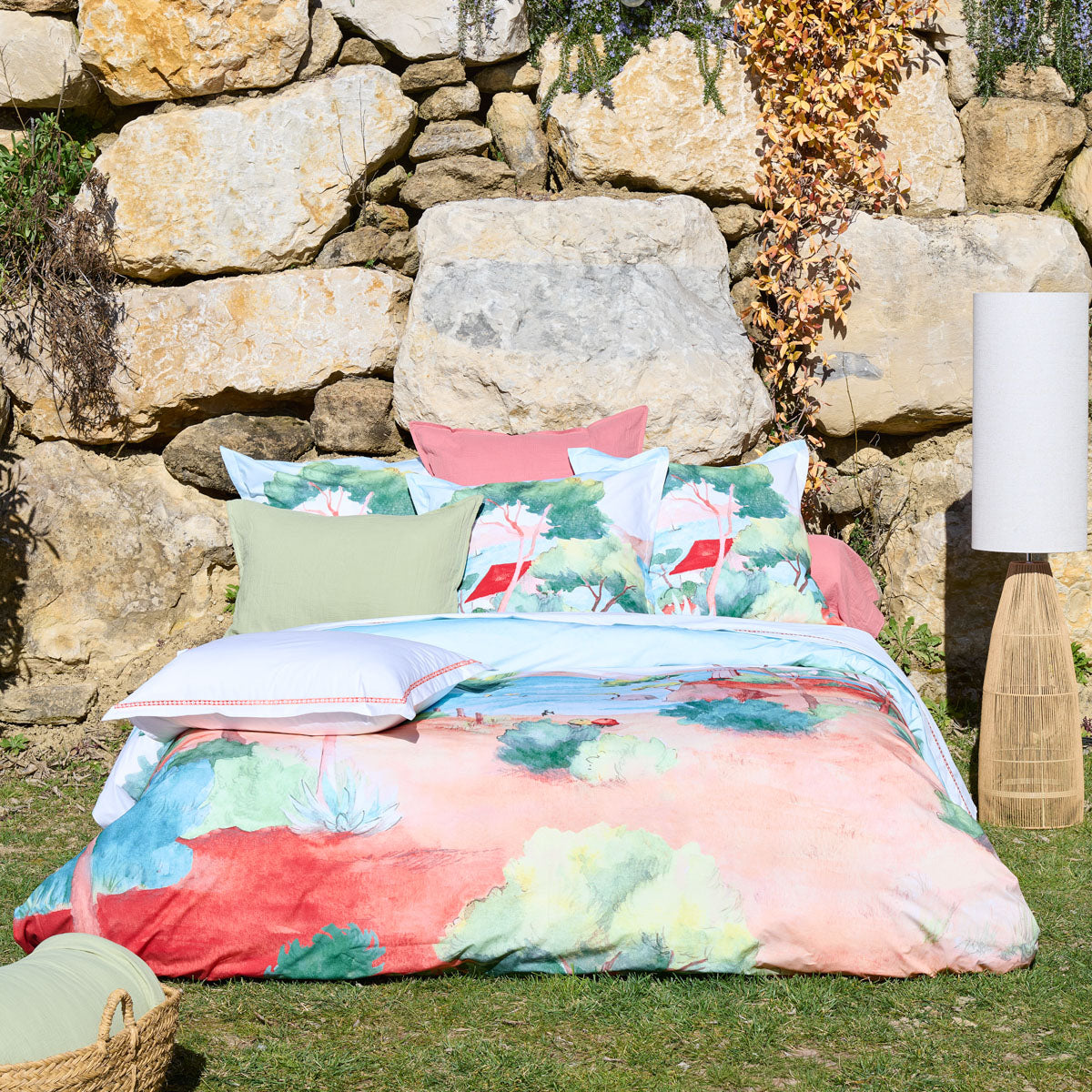 A L'Ombre Des Pins - Housse Couette - Unique