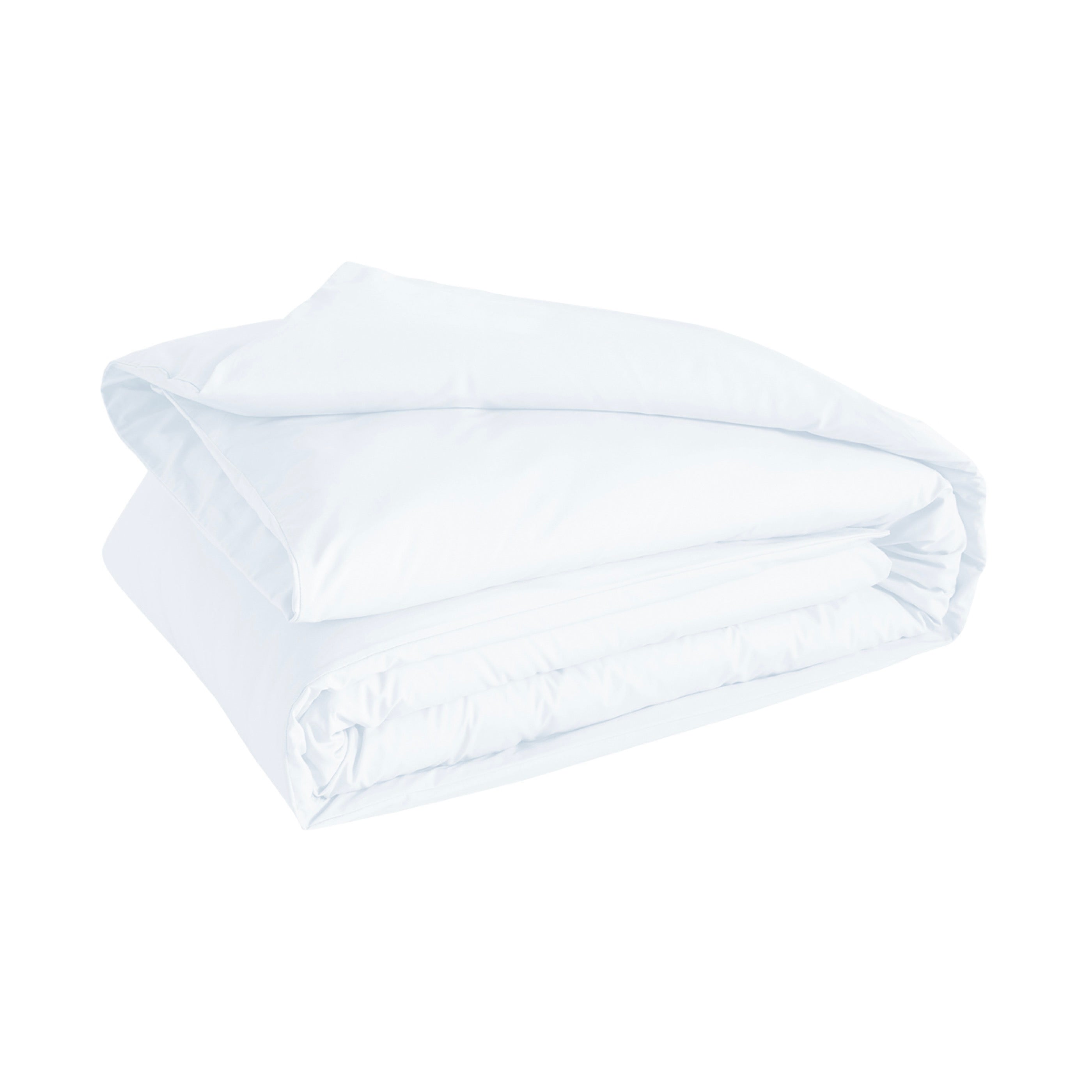 Housse De Couette Amance - Percale De Coton - Blanc