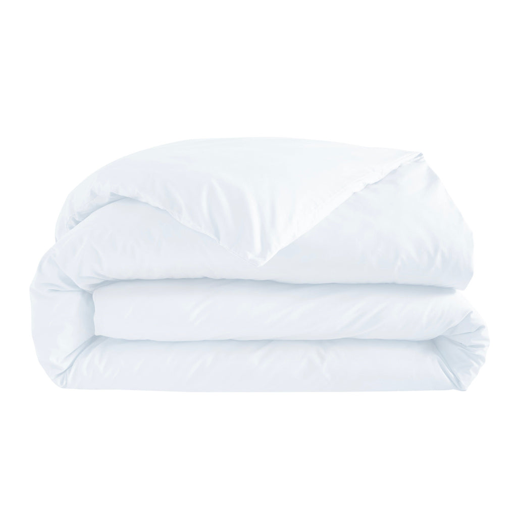 Housse De Couette Amance - Percale De Coton - Blanc