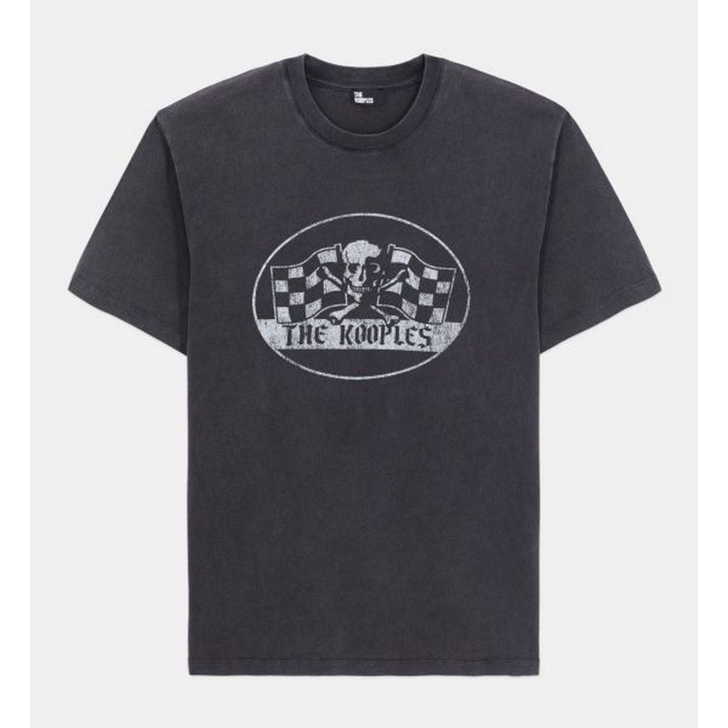 The Kooples - Camiseta de Manga Corta con Estampado Vintage Sport - Hombre