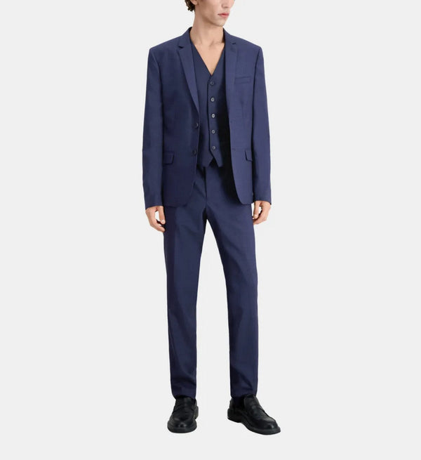 The Kooples - Wool Suit Jacket - Navy Blue - Men