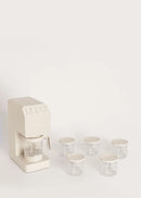 Ice Cream Maker Studio - Heladera multifunción 600 ml - 5 botes - Blanco roto