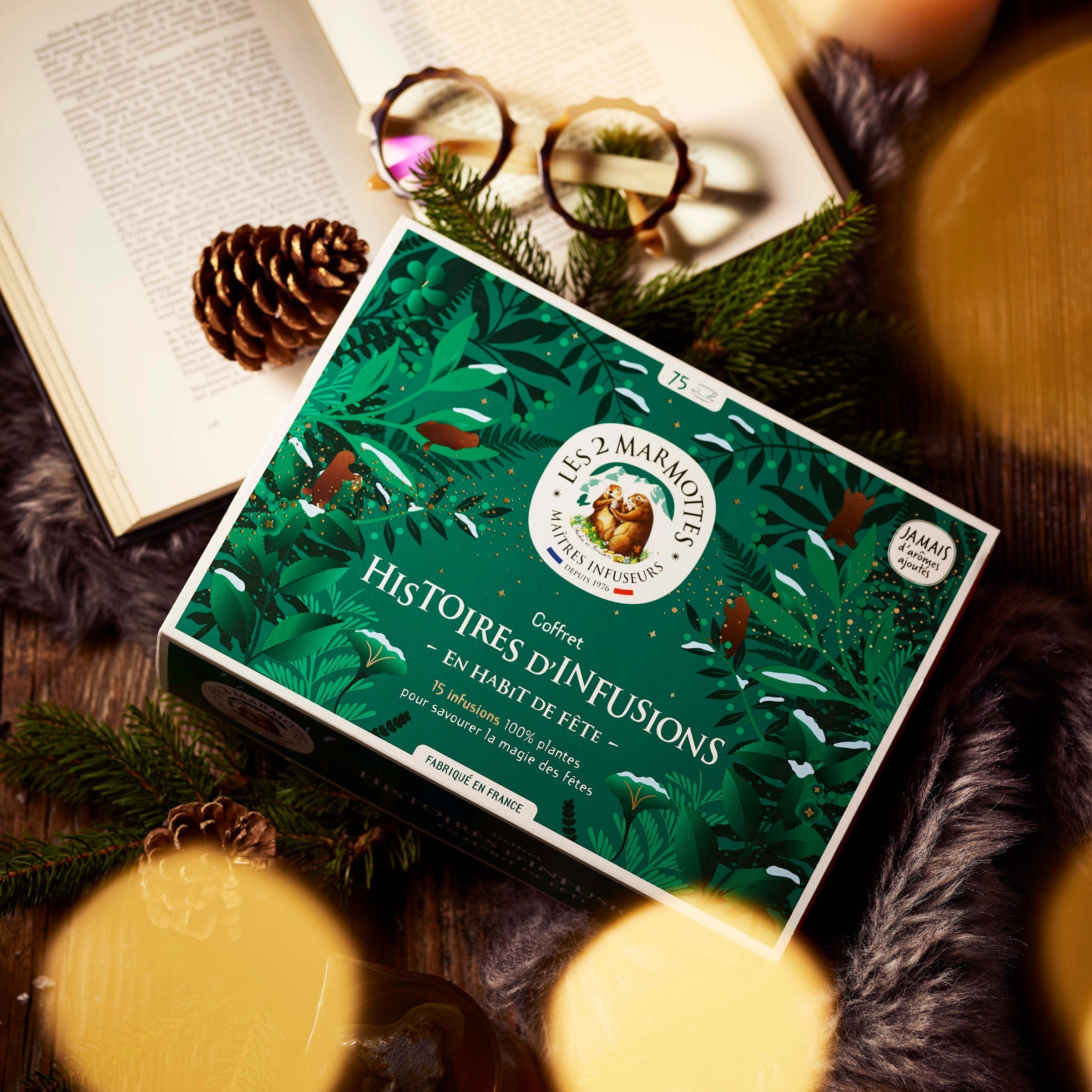 Histoires D'Infusions Gift Set - 15 Recipes x 5 Bags - 75 Bags