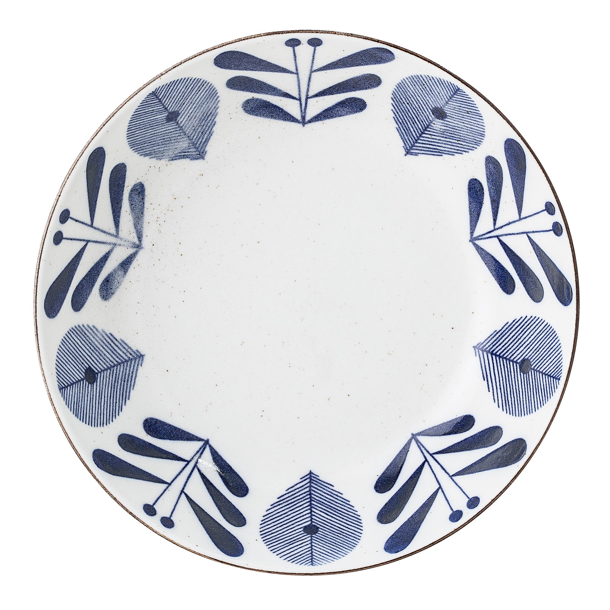 Camellia - Set of 12 Soup Plates - Blue - Porcelain