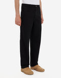 Café Denim Worker Trousers - Black