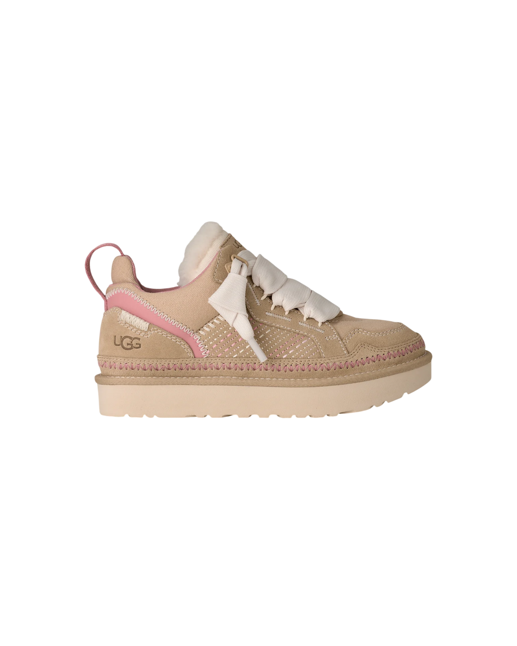 Baskets Femme Ugg Lowmel Meadow - Sable, Rose