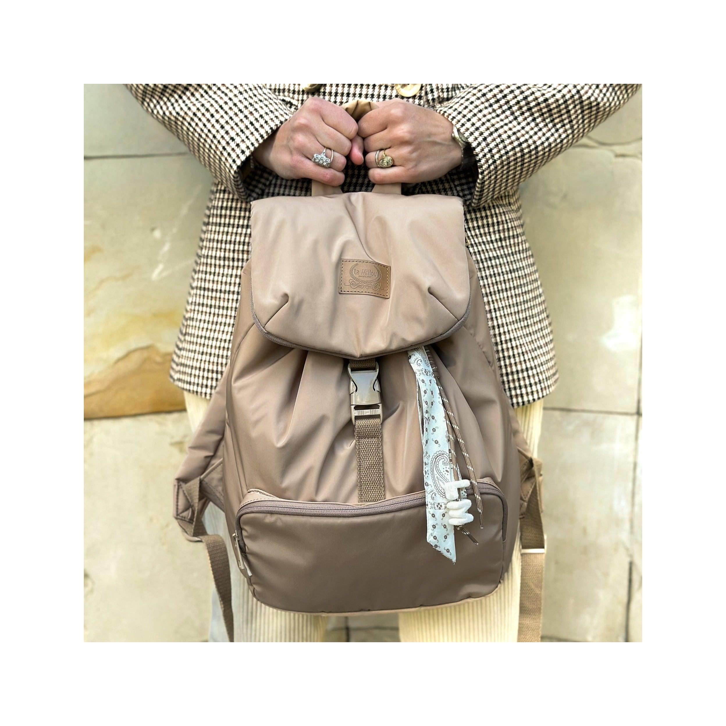 Sac à Dos Puffer - Beige