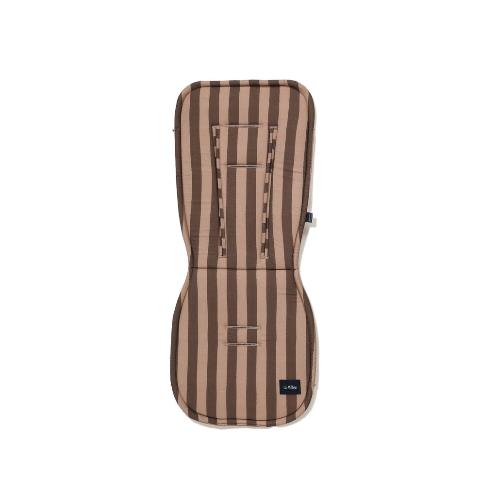 Insert pour Poussette Coton Velvet Multi - Rayures Marron