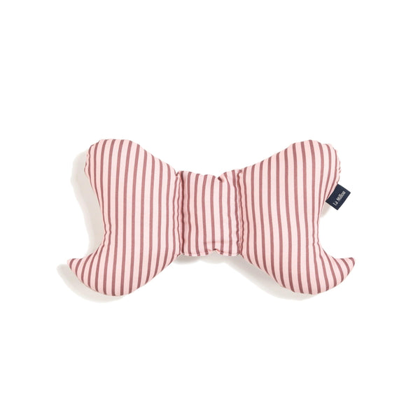 Coussin Angel's Wings Coton Velvet - Rayures Rose