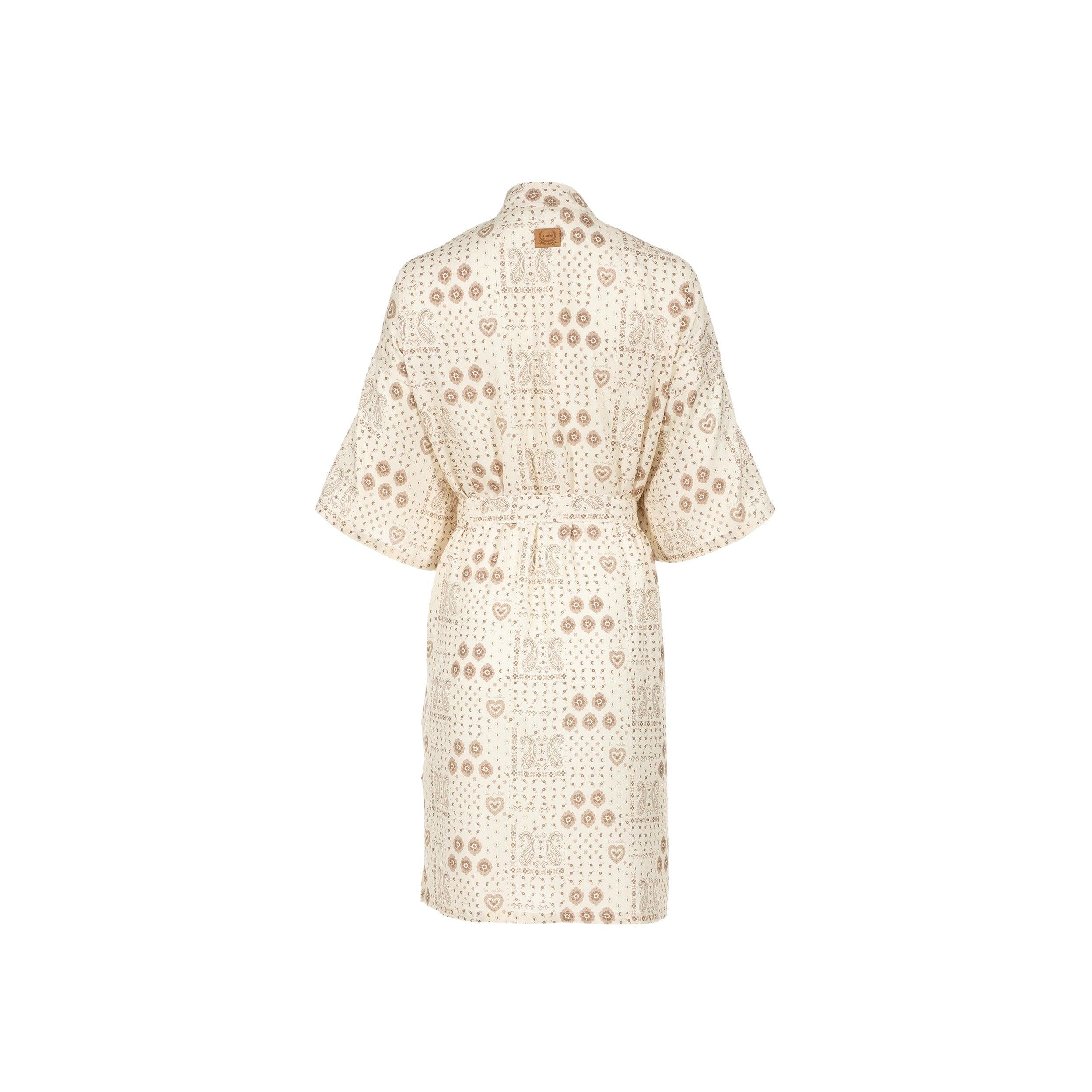 Kimono de Bambú - Bandana Crema