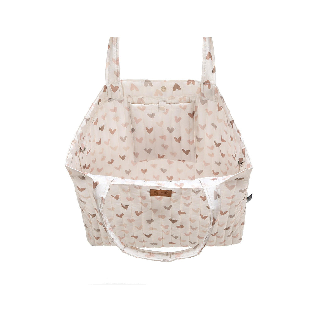 Set de viaje Heartbeat Beige