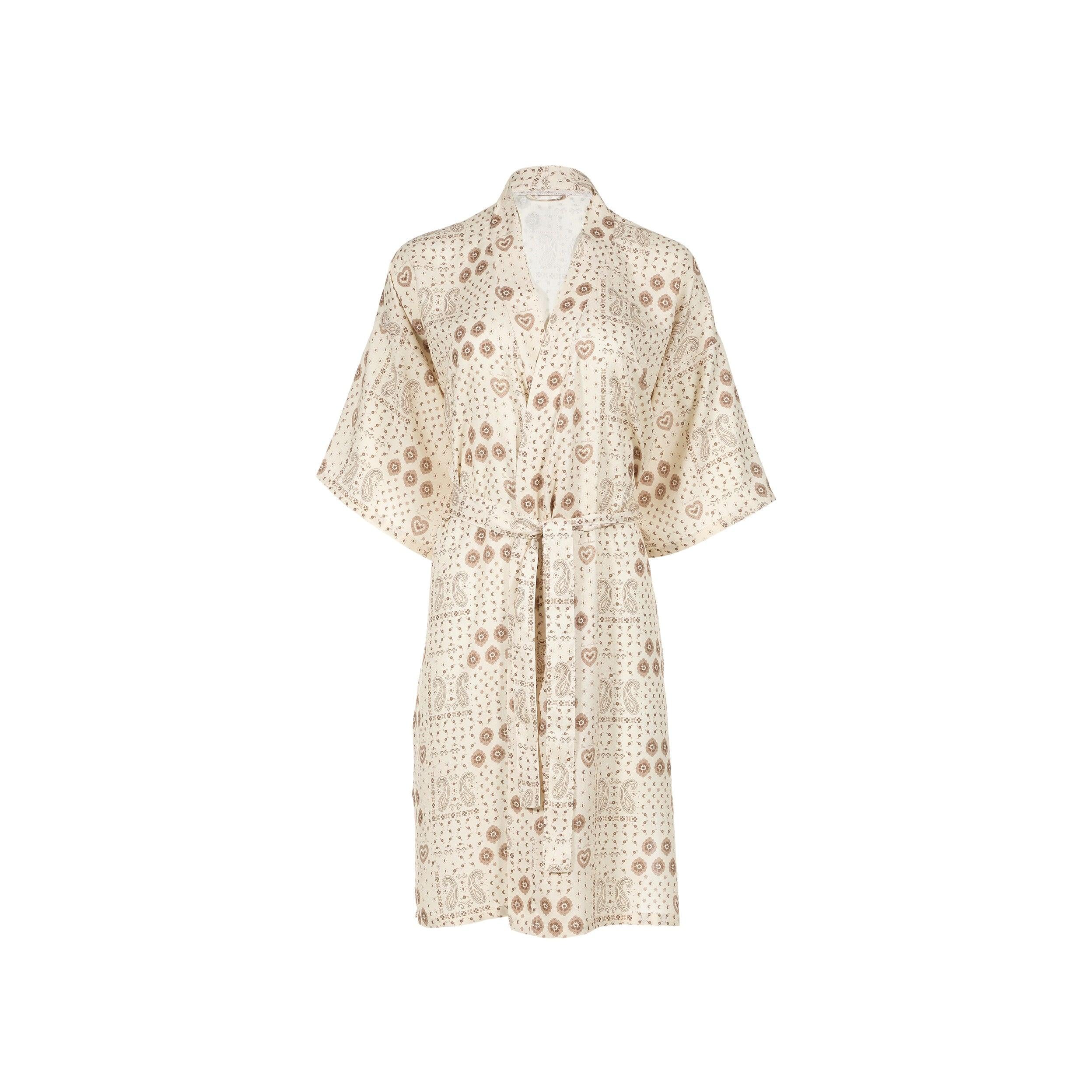 Kimono de Bambú - Bandana Crema