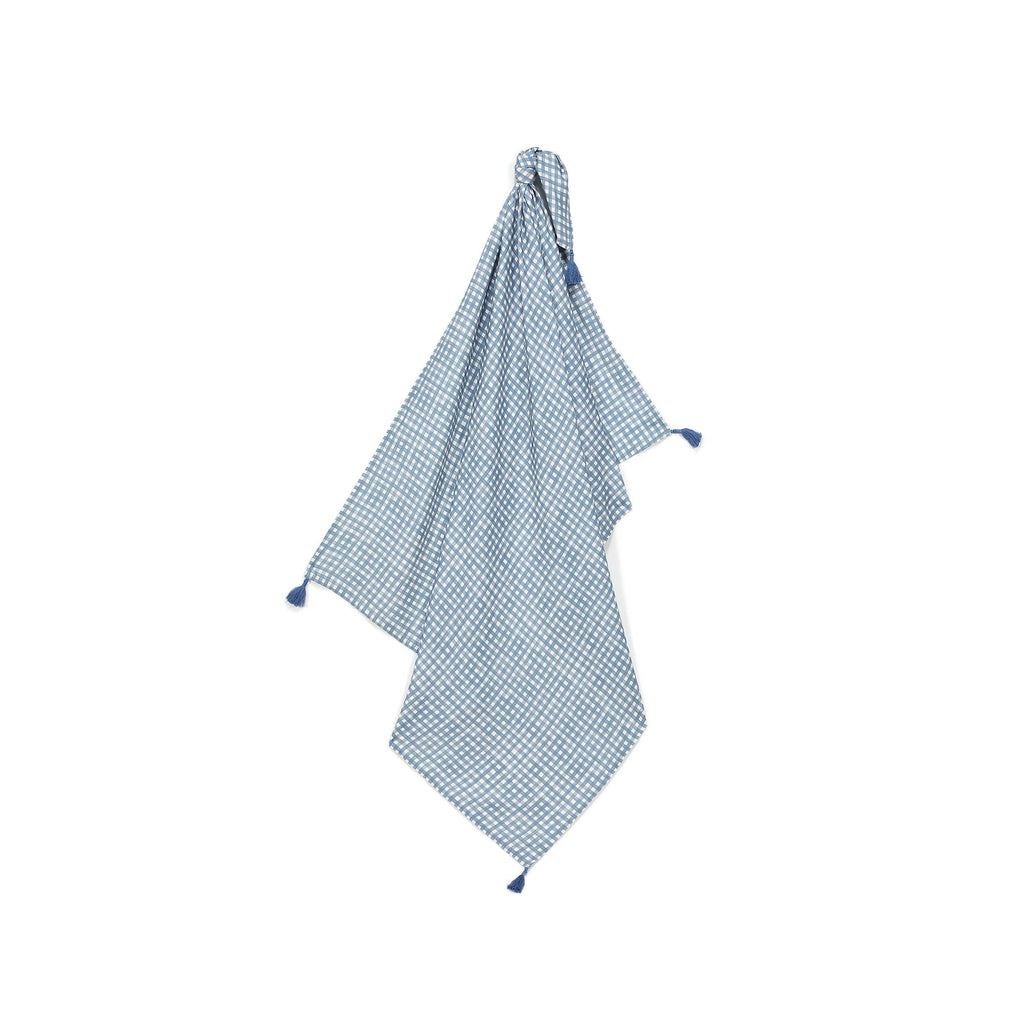 Bamboo Swaddle Blanket - Berry Vichy