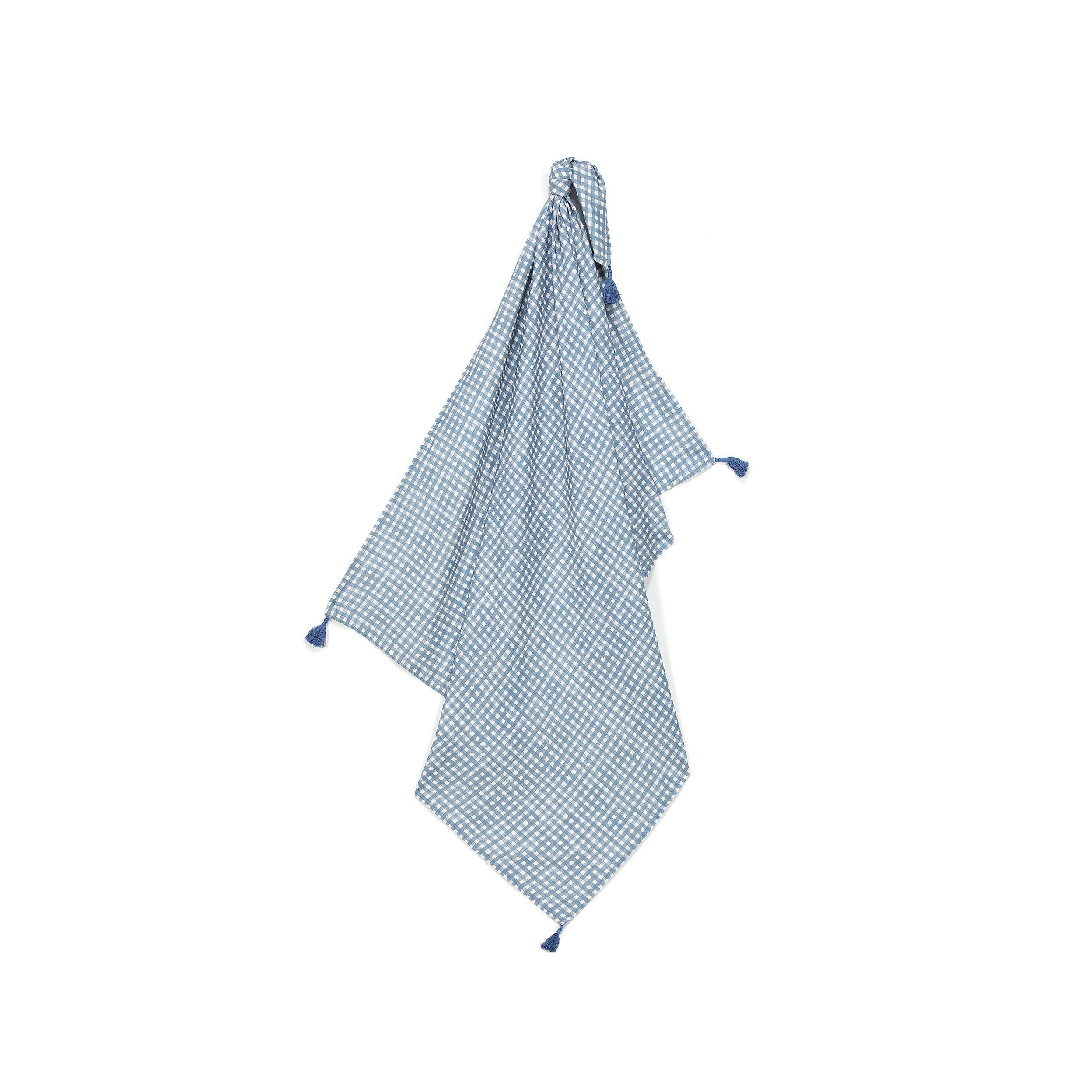 Bamboo Swaddle Blanket - Berry Vichy