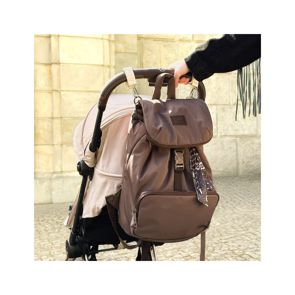 Mochila acolchada - Marrón
