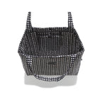 Bolso Shopper De Nylon - Vichy Negro