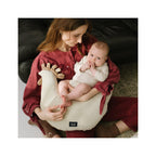 Coussin Poule de Grand-mère Dany Velvet Coton - Bandana Moka
