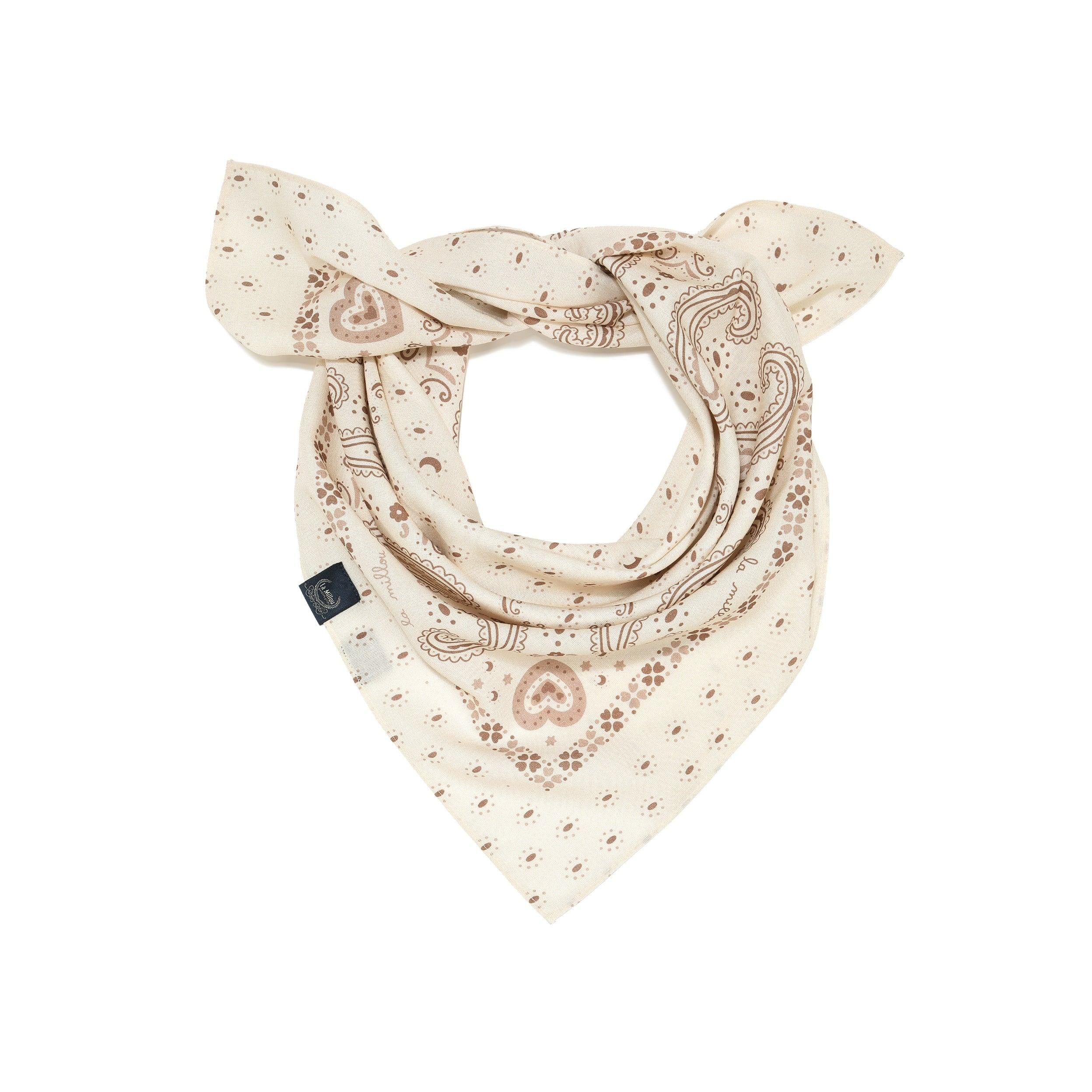 Bufanda - Bandana Crema