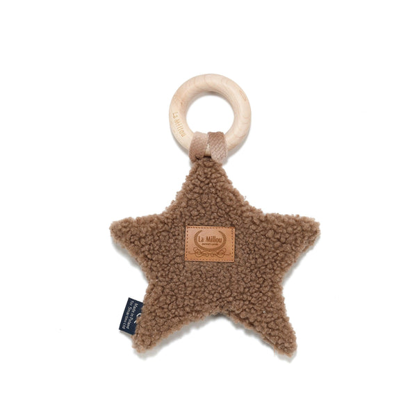Anneau de Dentition Star - Teddy Bear Latte