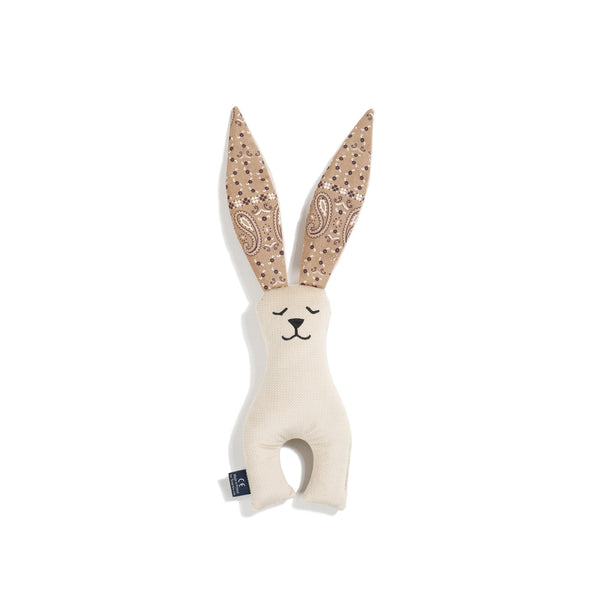Peluche Lapin Velvet - Bandana Moka