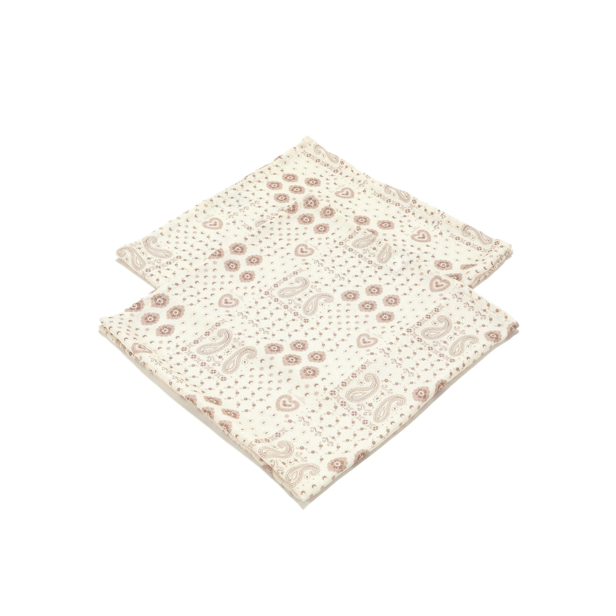 Paquete de pañales de bambú - Bandana crema