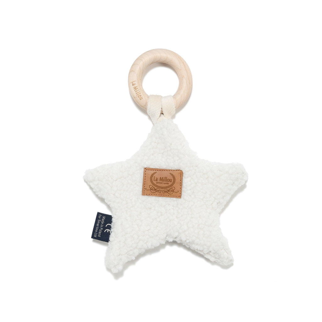 Anneau de Dentition Star - Teddy Bear Crème