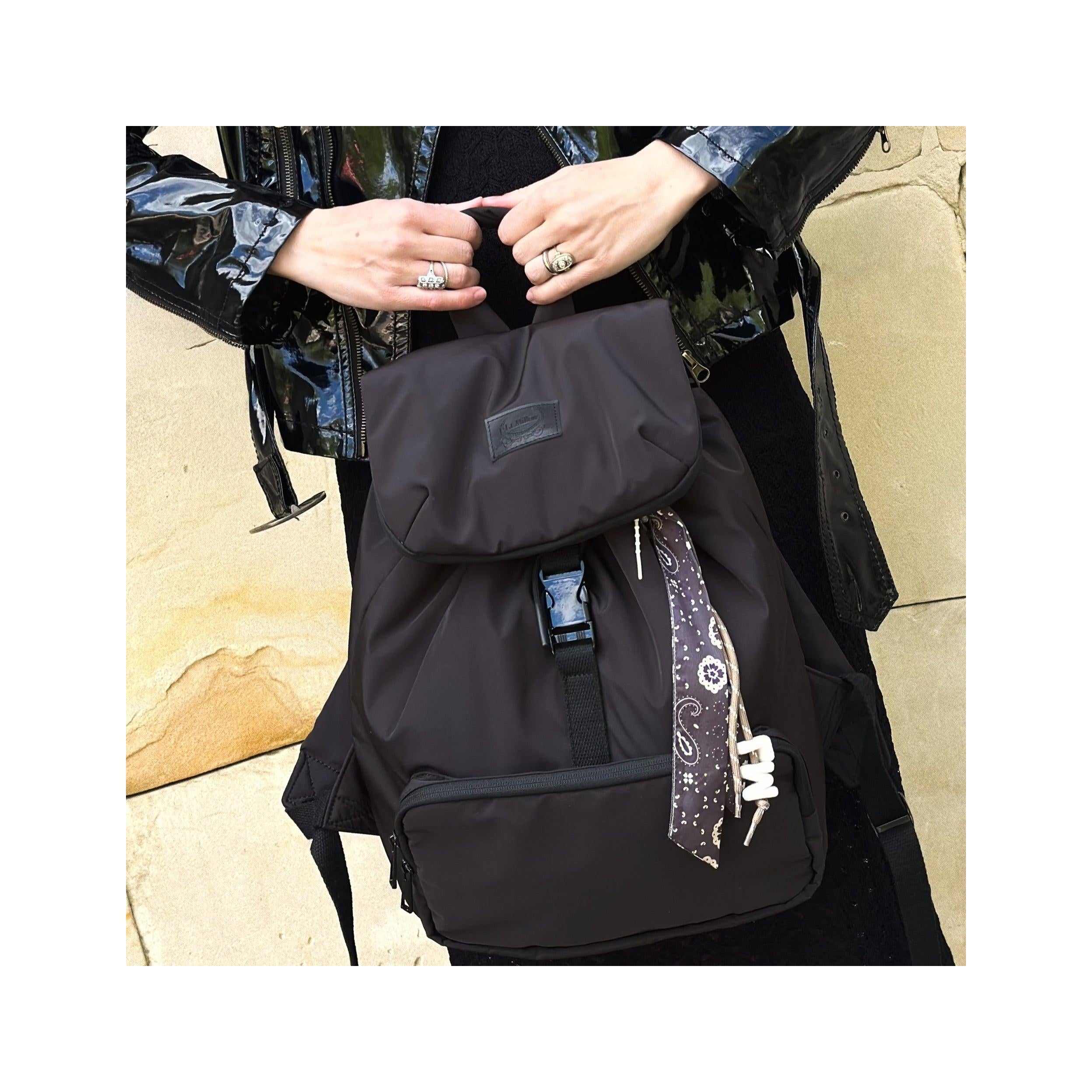 Mochila acolchada - Negro