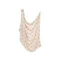 Muslin Bamboo Swaddle Blanket - Cream Bandana