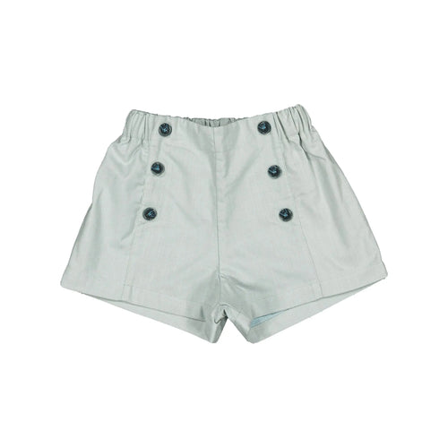 Pantalón corto Sevres - Lino verde menta