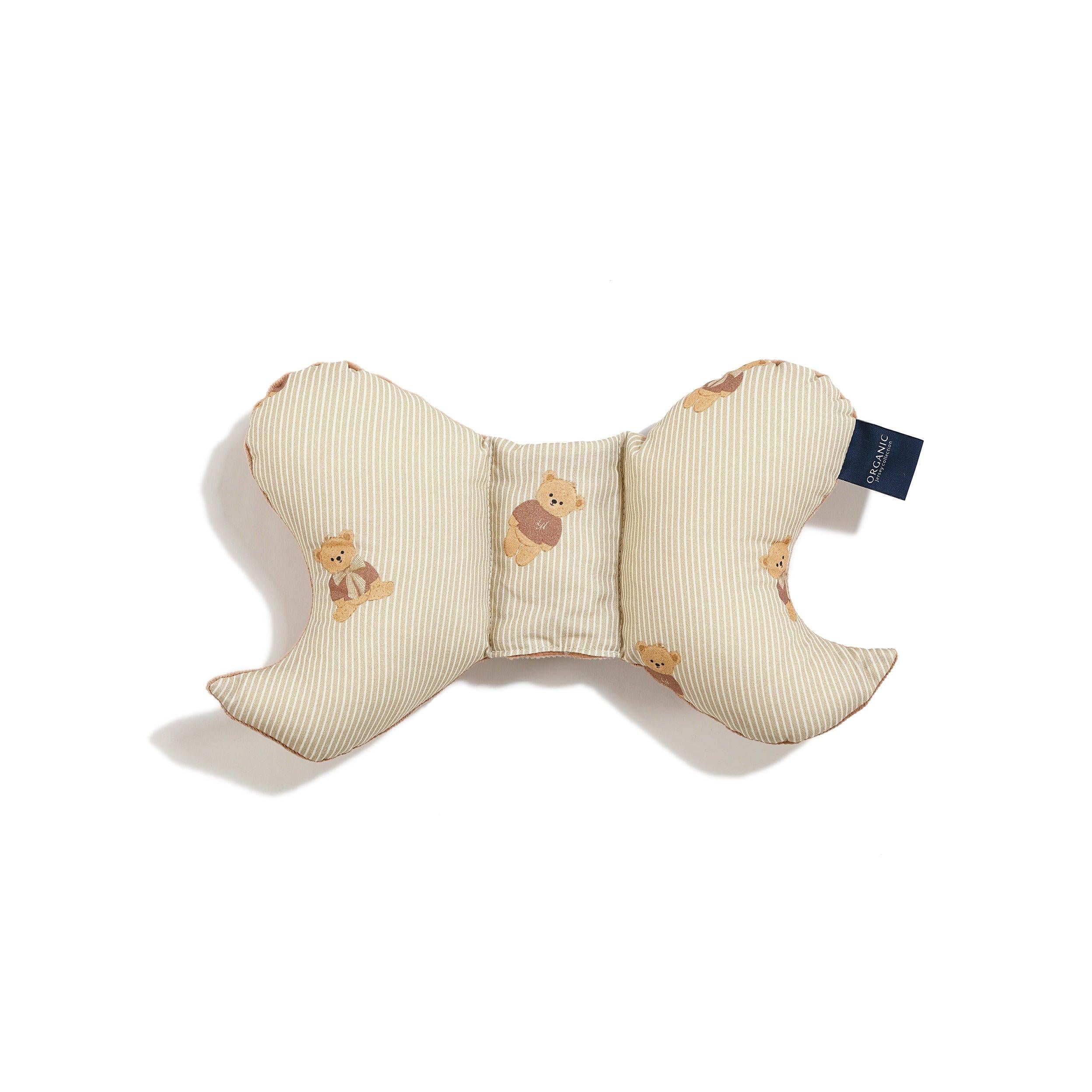 Angel's Wings Cotton Velvet Cushion - Baby Bear