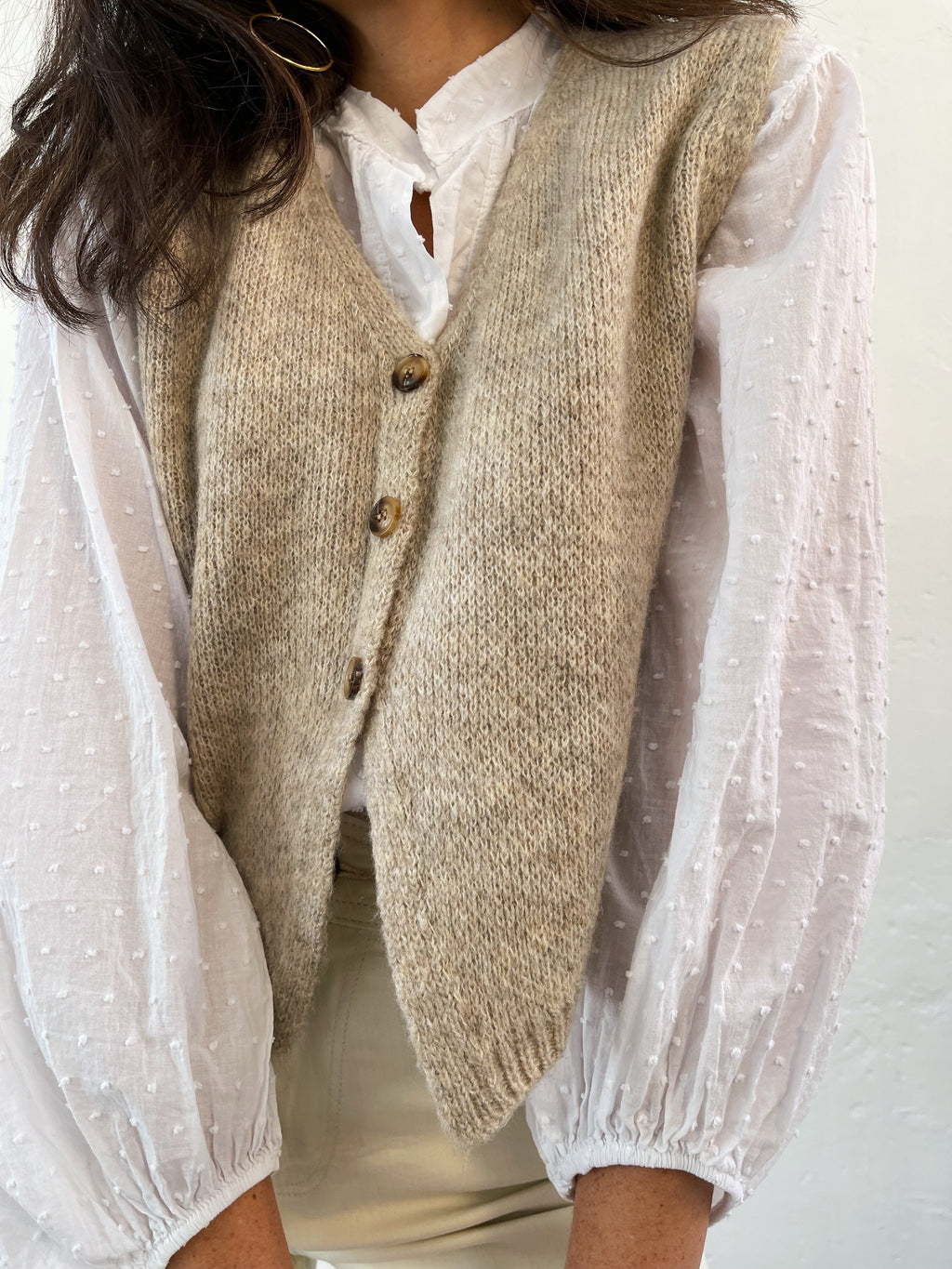 Gilet Rous Beige