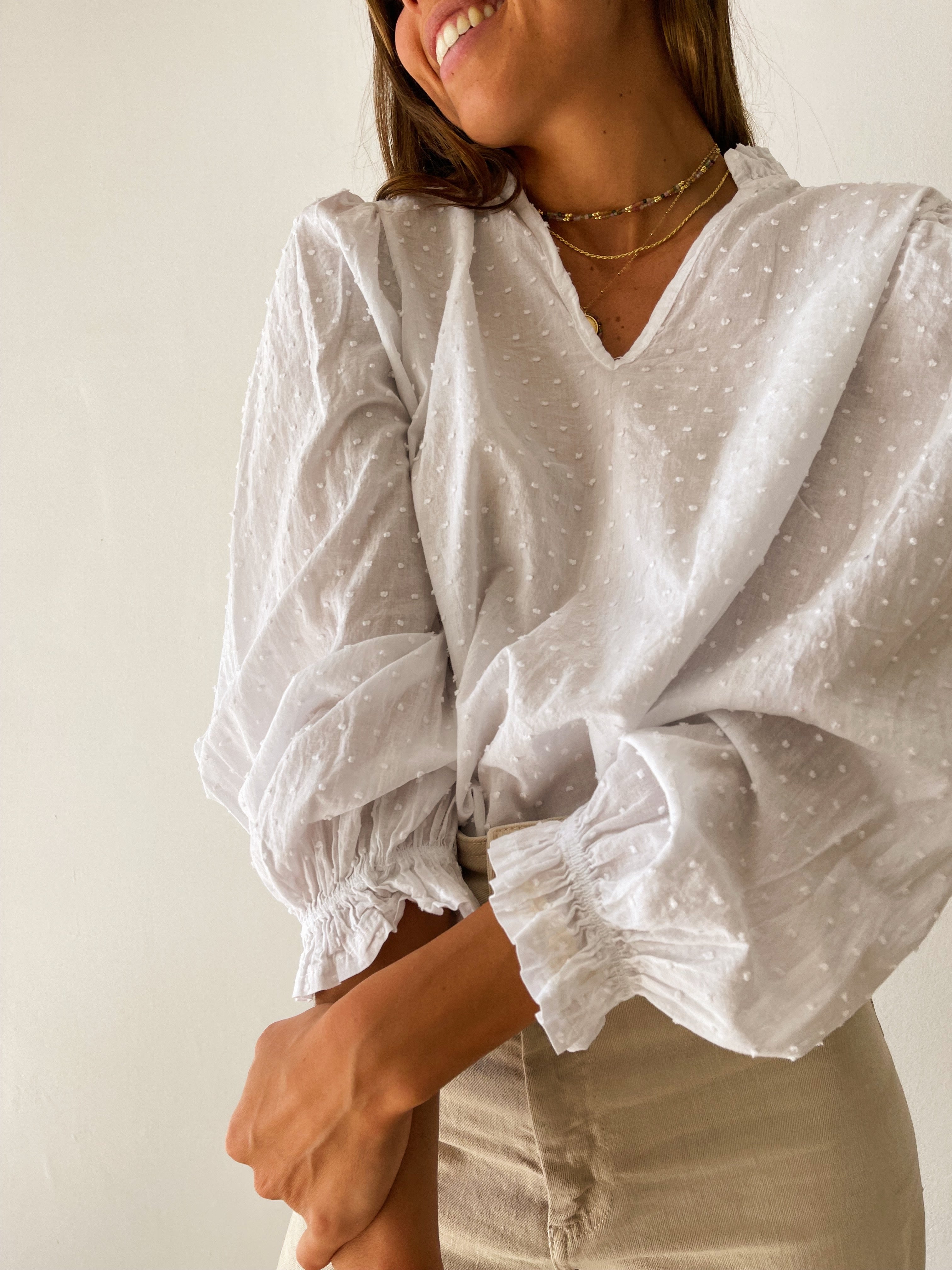 Blusa Isabel blanca