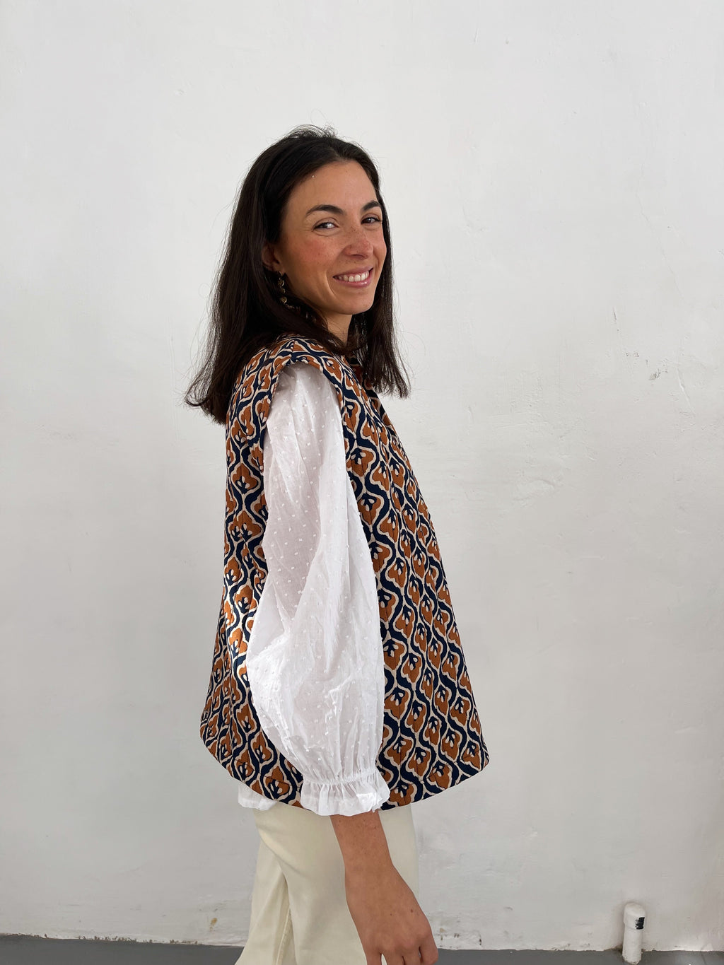 Beige Lúa Vest